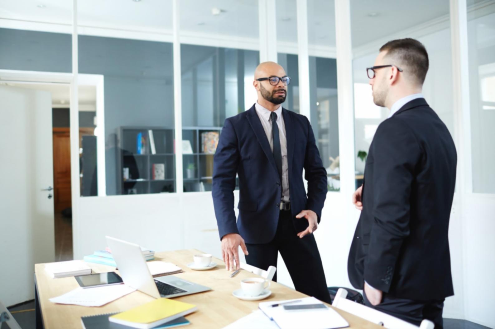 Review session with client discussing financial milestones